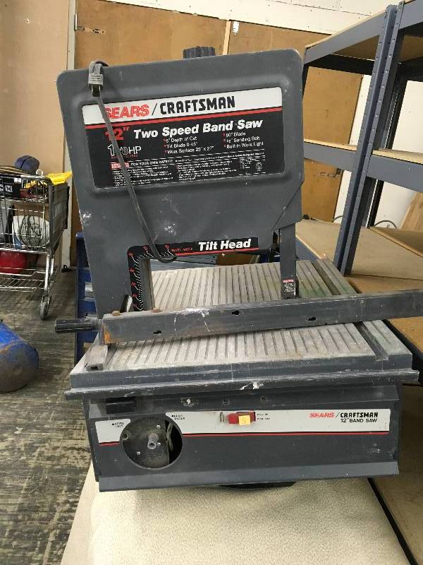 lot 520 image: Craftsman 2 Two Speed Band Saw