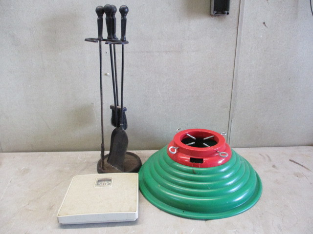 Fireplace Tool kit and new Tree stand