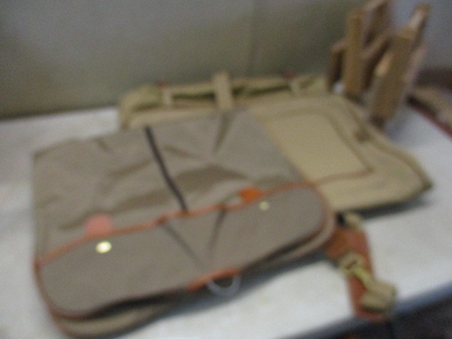 2 Clothes bags and 2 stools