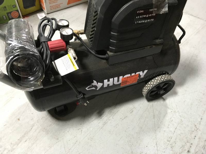 lot 36 image: Husky 8G 150 PSI Hotdog Air Compressor  in good condition