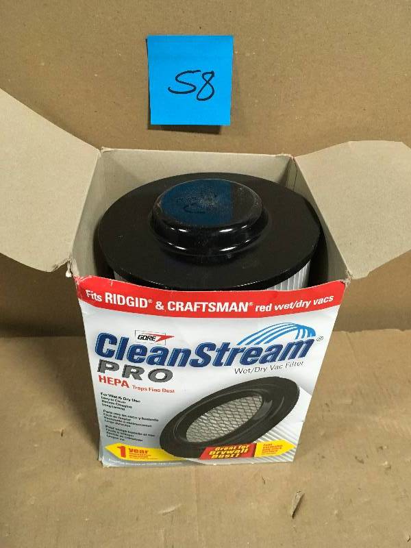 lot 58 image: Shop-Vac Cleanstream Wet And Dry Filter 9036000  in good condition