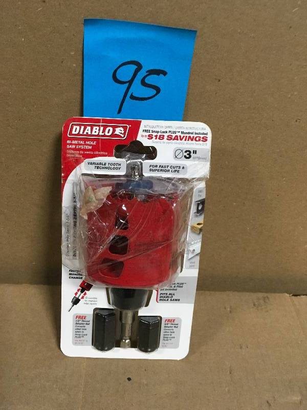 lot 95 image: Diablo Bi-Metal Hole 3  in good condition