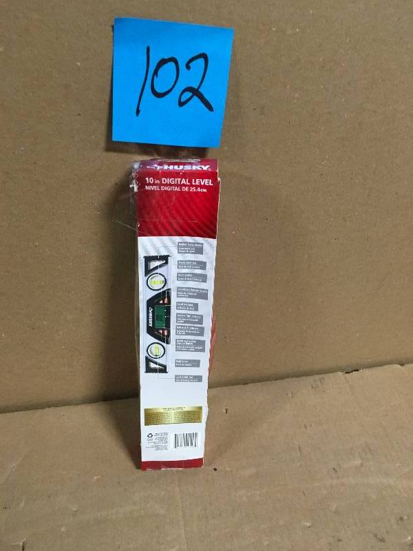lot 102 image: Husky 10 in. Multi-Function Standard Digital Level  in good condition