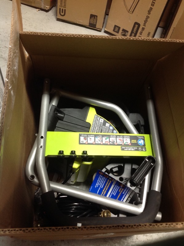 lot 108 image: RYOBI Reconditioned 2,000 PSI 1.2 GPM Electric Pressure Washer in good conditions