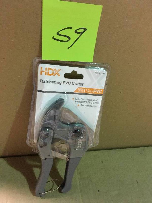 lot 59 image: Wh9402 HDX Ratcheting PVC Cutter in good condition