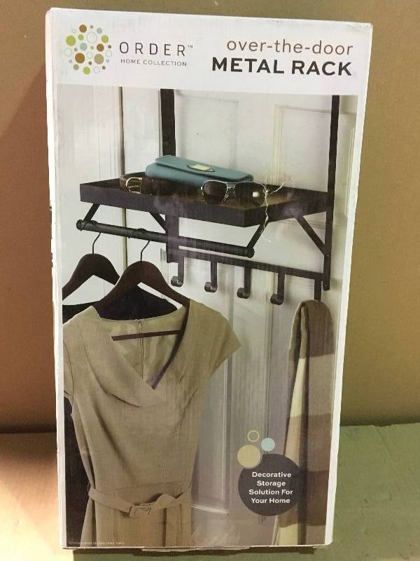 Order Home Collection 18 9 In X 19 69 In Over The Door Garment Rack Vintage In Good Condition Kx Real Deals Inver Grove Tools Housewares And More K Bid
