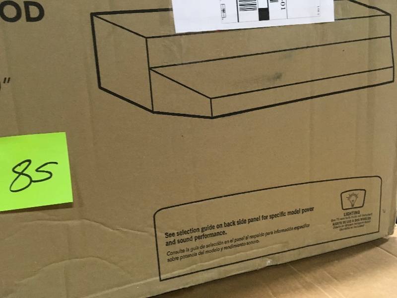 lot 85 image: Broan 42000 Series 30 in. Under Cabinet Range Hood with Light in White in good condition
