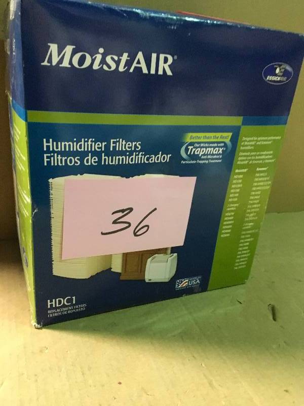 lot 36 image: MoistAIR Humidifier Replacement Wick (2-Pack)  in good condition