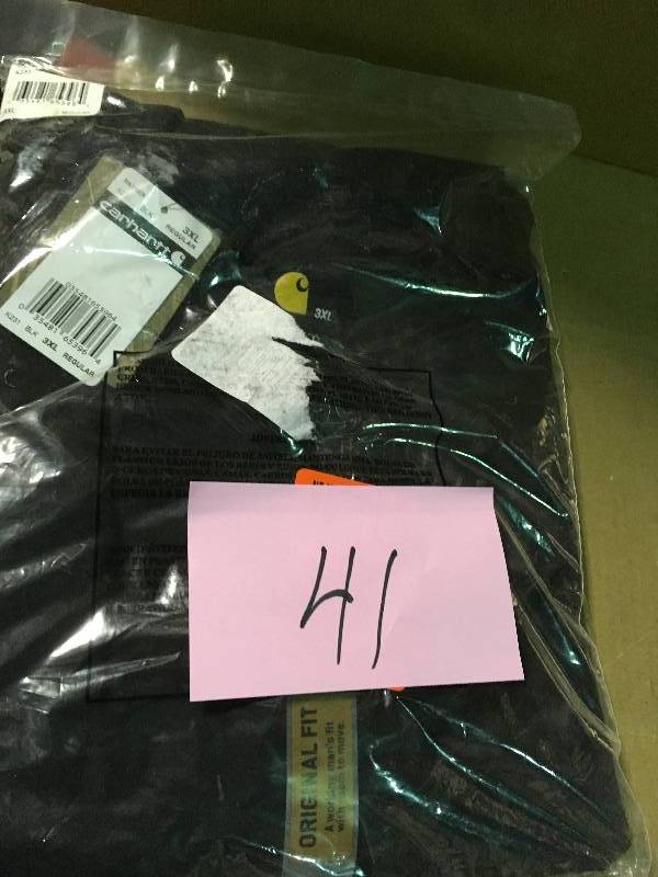 lot 41 image: WORKWEAR LONG-SLEEVE GRAPHIC LOGO T-SHIRT 3XL not used