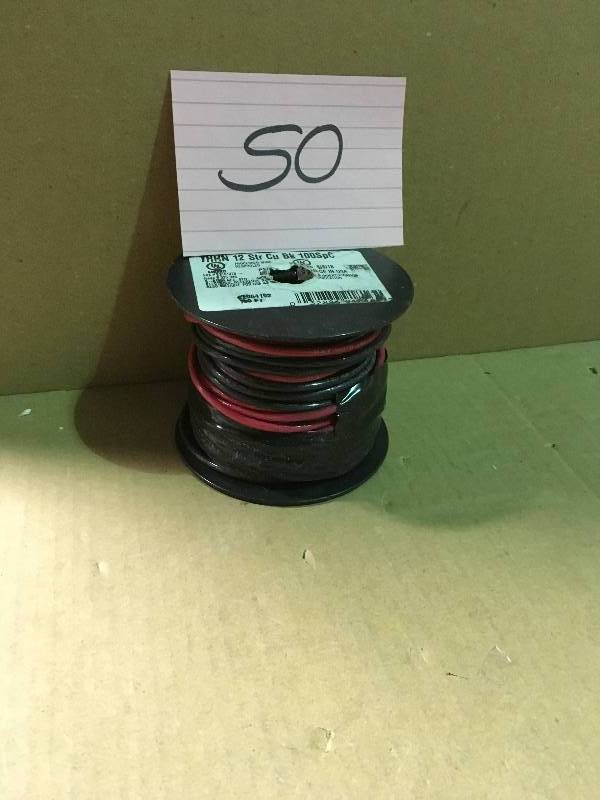 lot 50 image: 12 AWG THHN Stranded Wire, 100FT in good condition