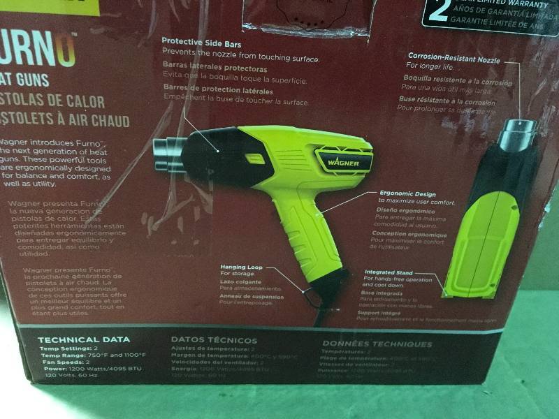 lot 52 image: Wagner Furno 300 Heat Gun in good condition