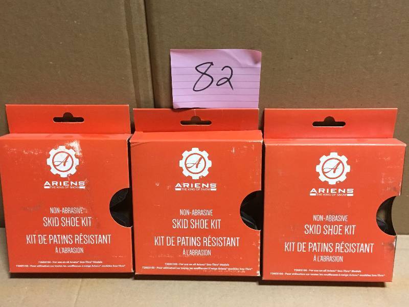 lot 82 image: Ariens Non Abrasive Skid Shoe QTY 3 in good condition