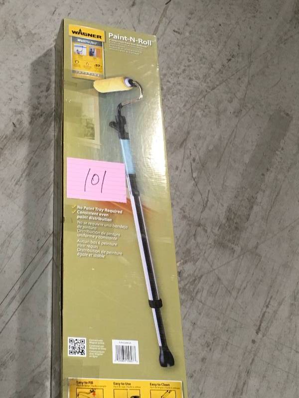lot 101 image: WAGNER 0284026 Paint and Roll Applicator Kit in good condition