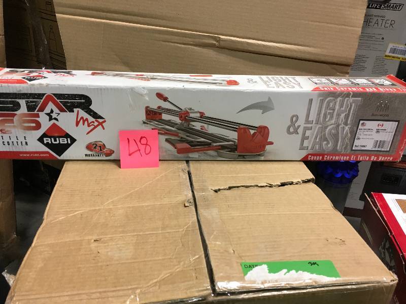 lot 48 image: Rubi Star Max 26 Tile Cutter - Ceramic Porcelain USED  in good working condition