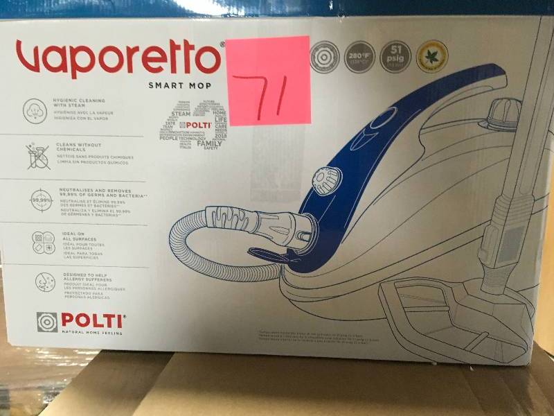 lot 71 image: Polti Vaporetto Smart Mop Steam Cleaner With High Pressure Boiler in good condition