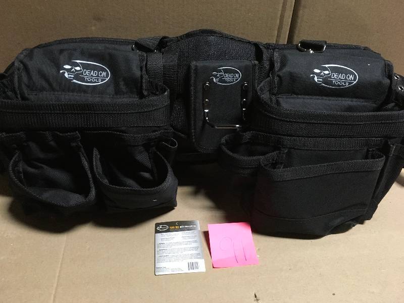 lot 91 image: Dead On Tools Tool Rig With Suspenders not used