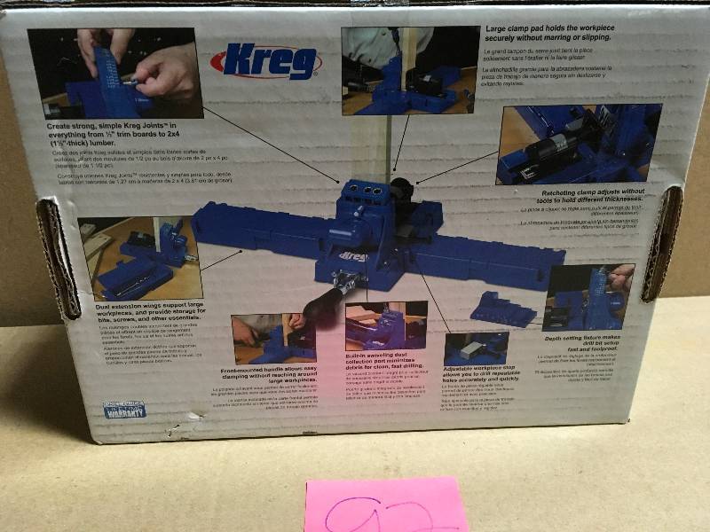 lot 92 image: Kreg Jig K5 Pocket-Hole System in good condition
