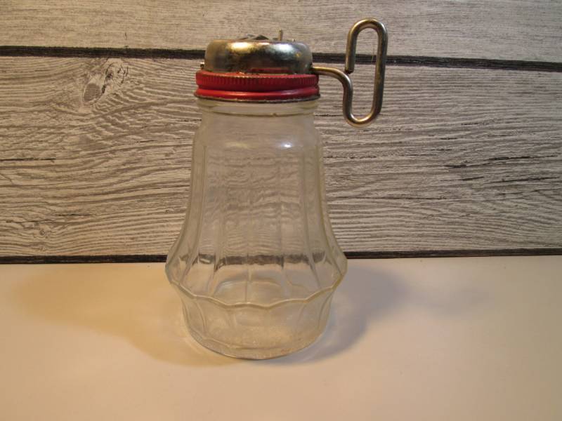 lot 27 image: Vintage Glass Jar Dispenser 5 12 ...