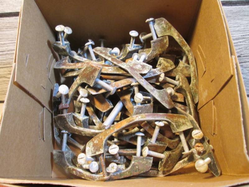 lot 34 image: Box of Vintage what look like Coppe...