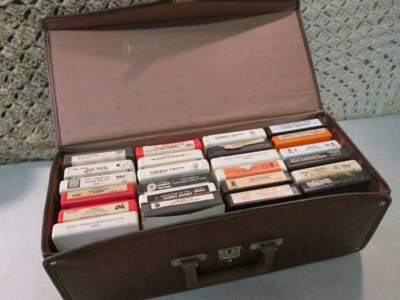 lot 51 image: Case of 8-Track Tapes  F-0...