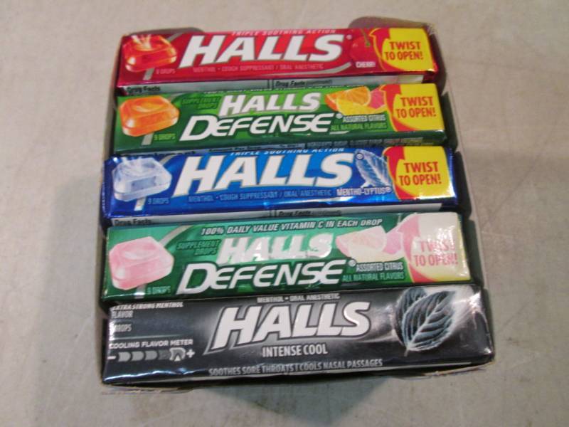 lot 67 image: 20 Packs of Assorted Flavored Halls...