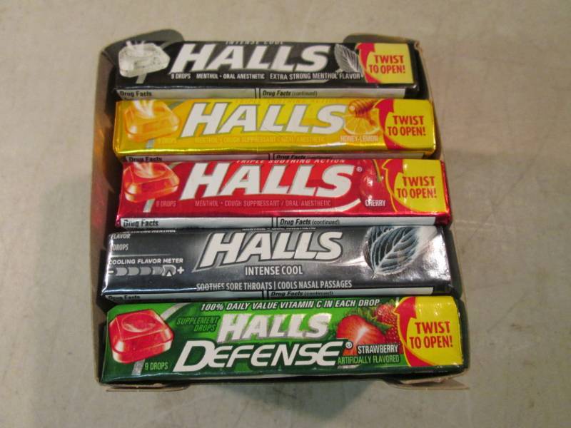 lot 68 image: 20 Packs of Assorted Flavored Halls...