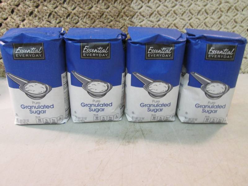 lot 73 image: 4 2 pound Bags of Pure Granulated S...