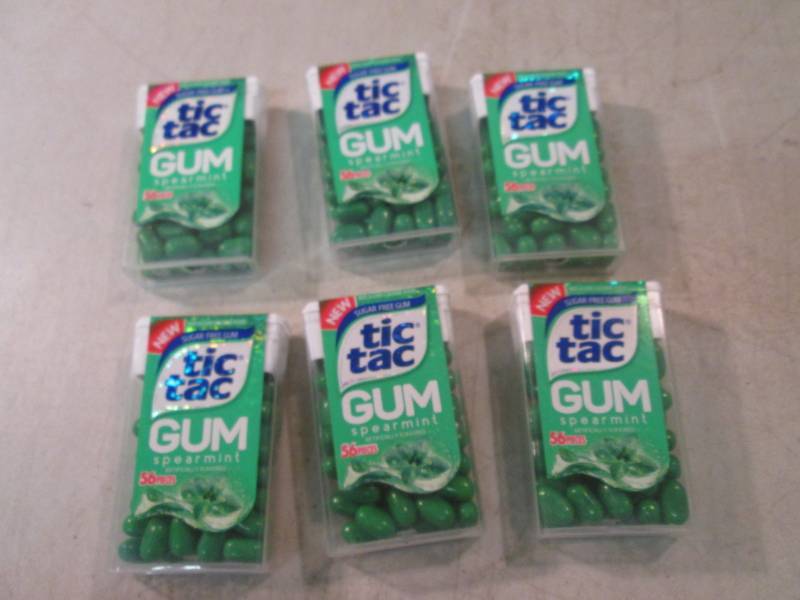 lot 77 image: 6 Containers of Ti Tac Spearmint Su...