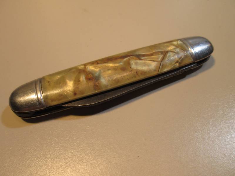 lot 127 image: Vintage Lk Co USA Single Blade Pock...