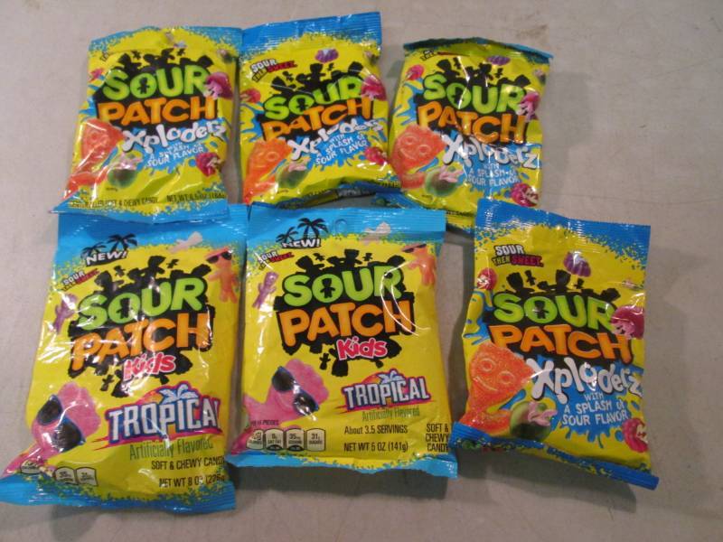 lot 148 image: Assorted Bags of Sour Patch Candy  ...