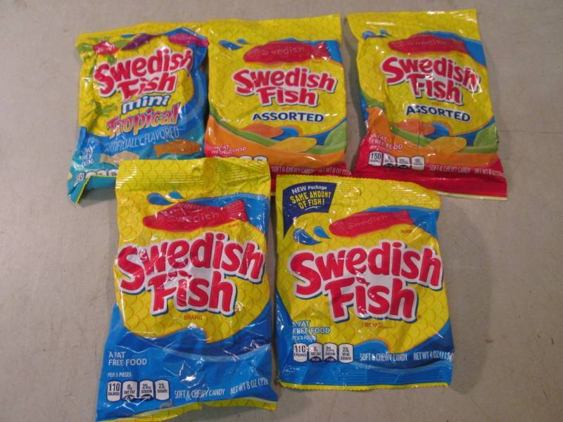 lot 153 image: Assorted Swedish Fish Candy  B-1...