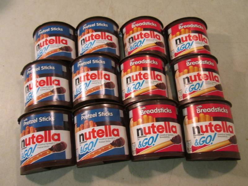 lot 181 image: 12 Nutella & Go with Pretzel and Br...