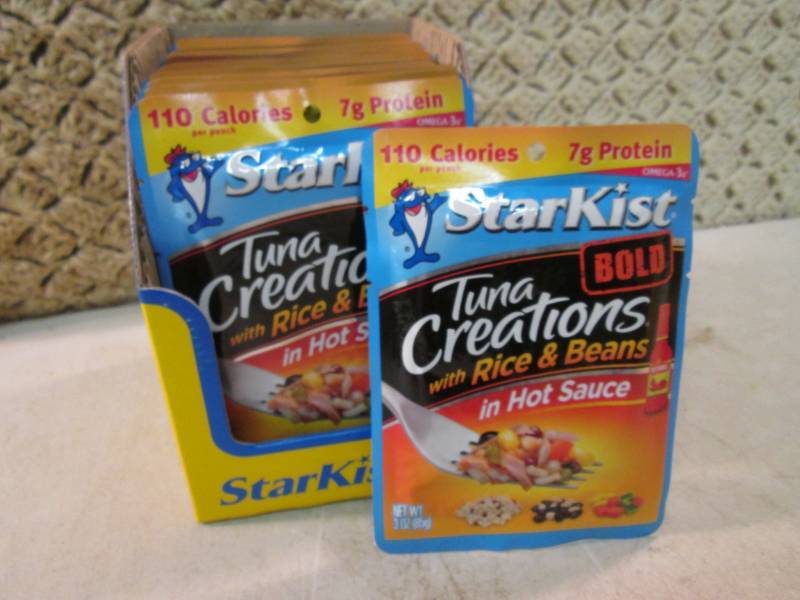 lot 191 image: 12 Pouches of Starkist Bold Tuna Cr...