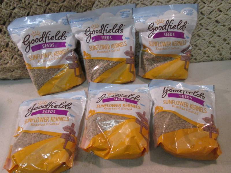 lot 196 image: 6 Bags of Roasted and Salted Sunflo...