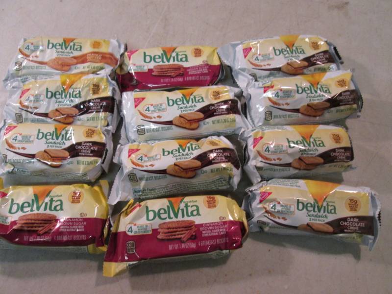 lot 213 image: 12 Assorted Belvita Breakfast Buscu...