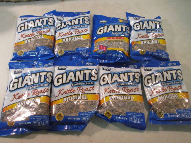 lot 214 image: 8 Bags of Sunflower Seeds  Best by ...