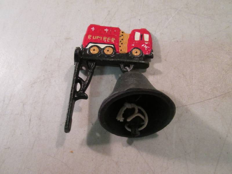 lot 220 image: Cast Iron Bell and Mounting Bracket...