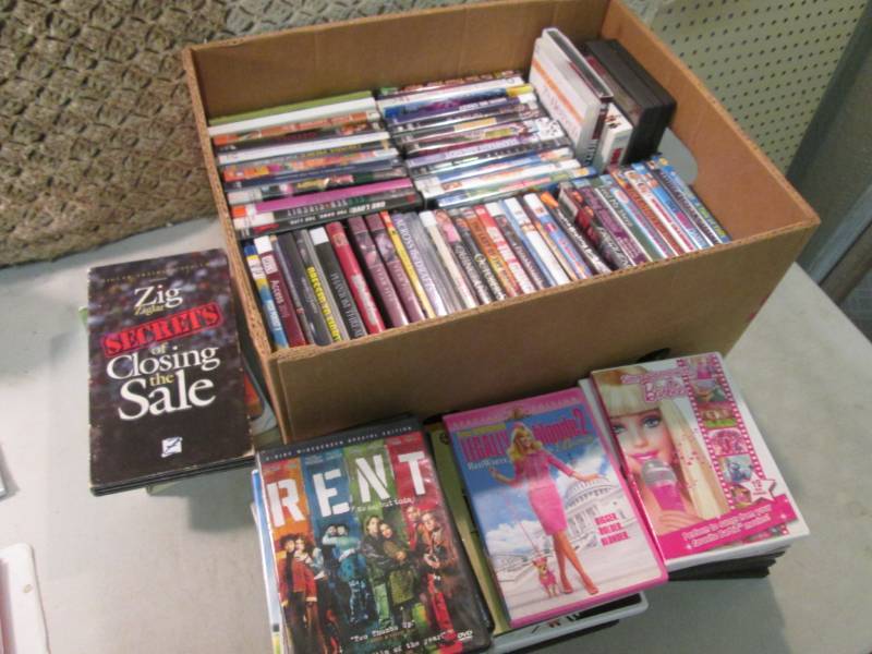 lot 244 image: Lot of 91 DVD Movies  CLR...