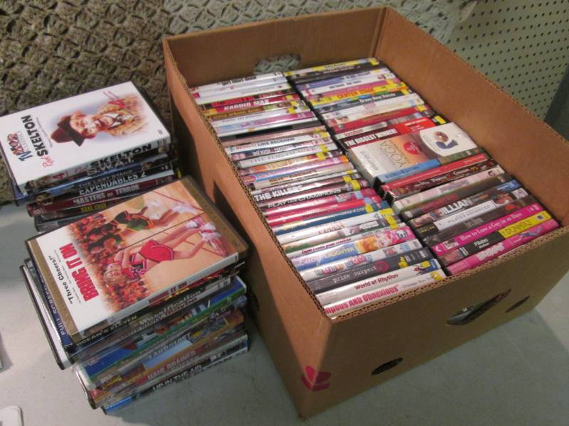 lot 245 image: Lot of 90 DVD Movies  CLR...