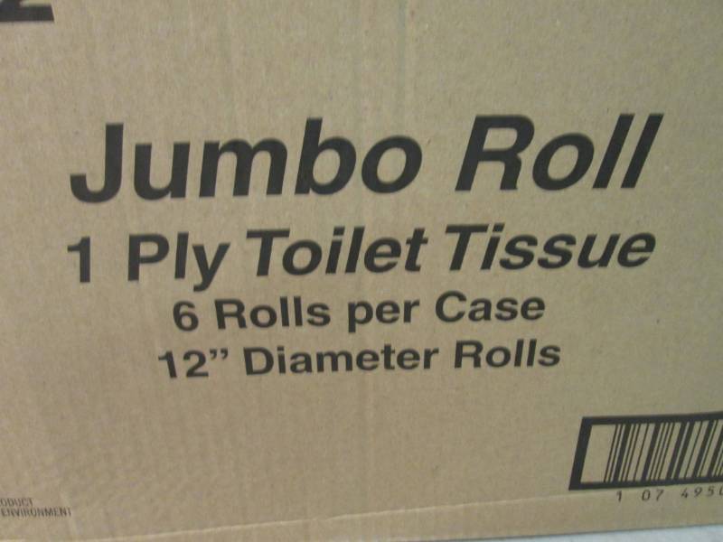 lot 275 image: Case of 6 Jumbo Rolls of Toilet Tis...