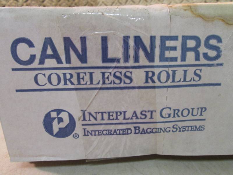 lot 280 image: Case of 1000 24 x 24 Black Can Li...