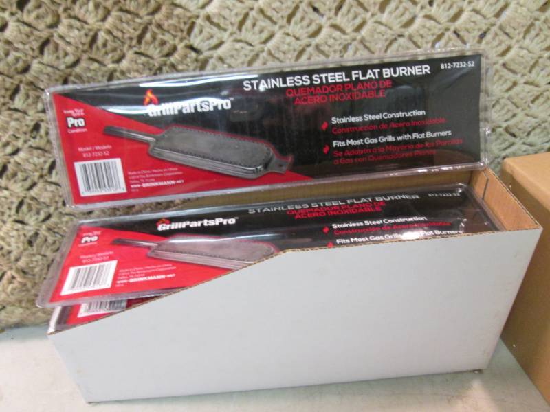 lot 334 image: Case of 6 Grill Parts Pro Stainless...