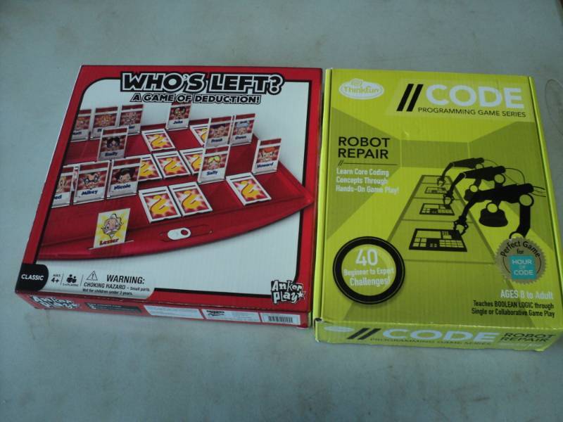 Whos Left and Code Games...