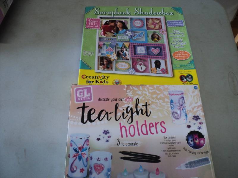 ScrapBook ShadowBox and Tea-Light H...