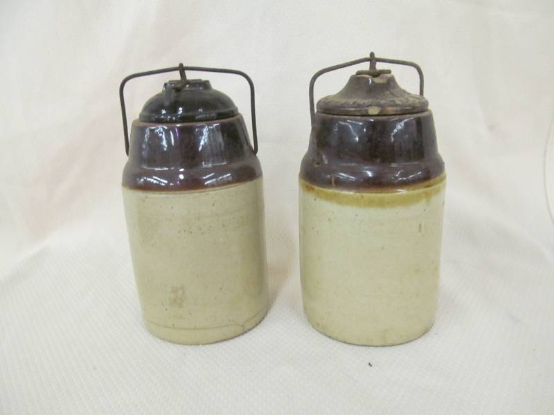 lot 31 image: Weir crock jars