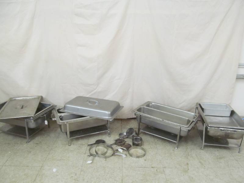 lot 58 image: table warming stands