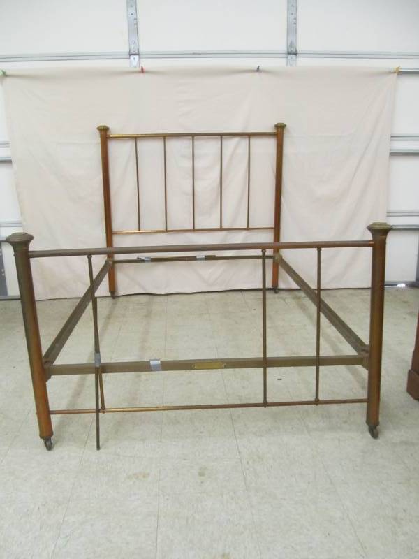 lot 88 image: vintage copper bed