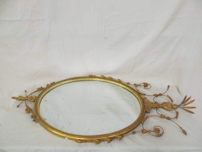 lot 121 image: vintage mirror