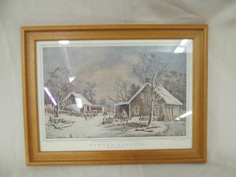 lot 123 image: Currier &Ives lithograph