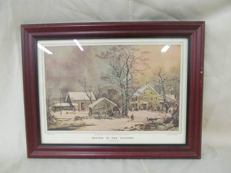 lot 125 image: Currier &Ives lithograph